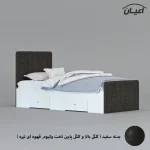 تخت خواب یک نفره اعیان مدل FH811 سایز 80x180 سانتی متر - Image 8