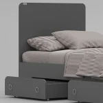 تخت خواب یک نفره اعیان مدل FH794 سایز 90x200 سانتی متر - Image 10