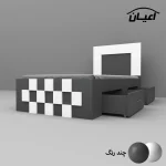 تخت خواب اعیان مدل FH614 یکنفره سایز 90x200 سانتی متر - Image 9