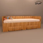 تخت خواب یکنفره اعیان مدل FH367 سایز 80x180 سانتی متر - Image 10