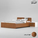 ست تخت خواب دو نفره اعیان مدل FH776 سایز 160x200 سانتی متر مجموعه سه عددی - Image 11