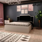 تخت خواب دونفره اعیان مدل FH412 سایز 160x200 سانتی متر