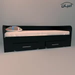 تخت خواب یکنفره اعیان مدل FH367 سایز 80x180 سانتی متر - Image 11