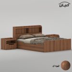 سرویس تخت خواب دو نفره ملامینه اعیان مدل FH996 سایز 160x200 سانتی متر به همراه دو عدد پاتختی - Image 7