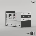 تختخواب کودک اعیان مدل FH1006 سایز 180 × 80 سانتی متر - Image 4