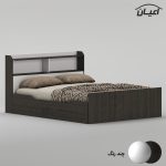 تخت‌خواب ملامینه دو نفره اعیان مدل FH988 سایز 160 * 200 سانتی‌متر - Image 8