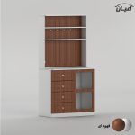 کنسول اعیان مدل کافه بار کد FH1002 طول 90 سانتی متر - Image 5