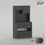کنسول اعیان مدل کافه بار کد FH1000 طول 90 سانتی متر - Image 3