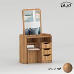 ست آینه و میز آرایش اعیان مدل FH993 سه عدد کشو - Image 5