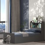 تخت‌خواب ملامینه یک نفره اعیان مدل FH985 سایز 80 * 180 سانتی‌متر