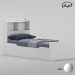 تخت‌خواب ملامینه یک نفره اعیان مدل FH985 سایز 80 * 180 سانتی‌متر - Image 2