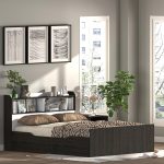 تخت‌خواب ملامینه دو نفره اعیان مدل FH988 سایز 160 * 200 سانتی‌متر