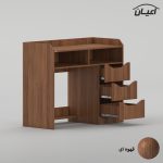 سرویس تخت خواب ملامینه  یک نفره اعیان مدل FH997 سایز 90x200 سانتی متر مجموعه شش عددی - Image 12