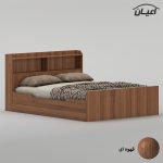 تخت‌خواب ملامینه دو نفره اعیان مدل FH988 سایز 160 * 200 سانتی‌متر - Image 6