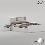 سرویس تخت خواب دو نفره ملامینه اعیان مدل FH996 سایز 160x200 سانتی متر به همراه دو عدد پاتختی - Image 3