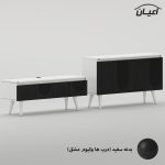 سرویس کنسول و میز تلویزیون اعیان مدل FH979 مجموعه دو عددی - Image 2