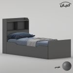 تخت‌خواب ملامینه یک نفره اعیان مدل FH985 سایز 80 * 180 سانتی‌متر - Image 3