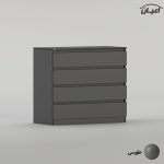 دراور اعیان مدل FH1008 چهار عدد کشو - Image 3